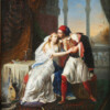 Francesco Hayez (school of) - Farewell of a Greek warrior and his beloved